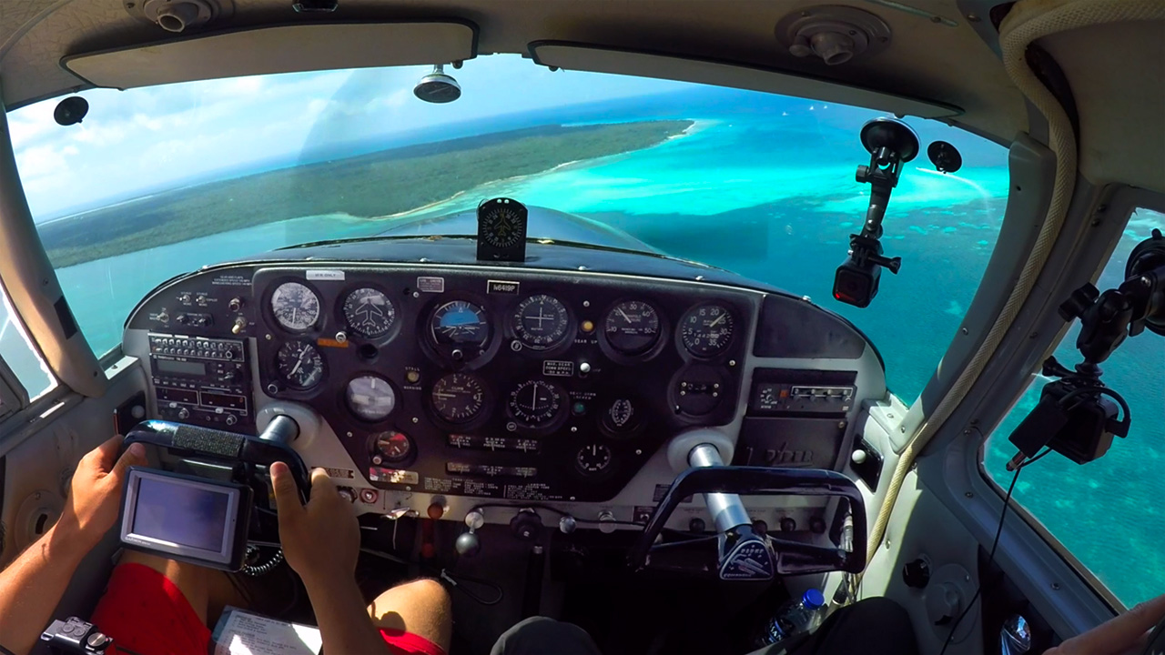Tropical Island Flying! Beautiful + Painful - Smashed my head in strong turbulence | FC-DR-Tropical-thumb1 (1)