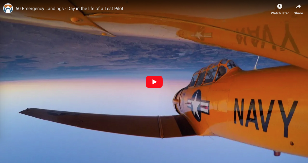 50 Emergency Landings - Day in the life of a Test Pilot