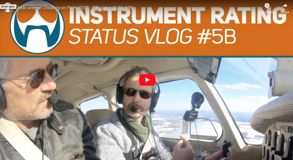 Cheat without Cheating on Flight TEST - IFR status VLOG #5B