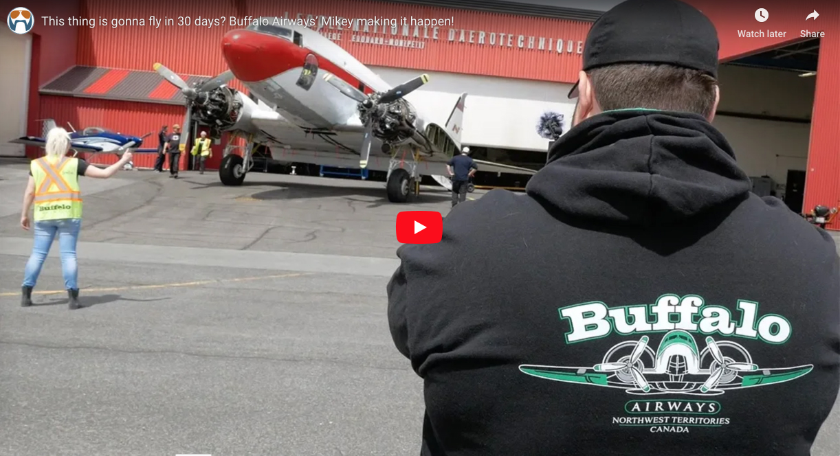 This thing is gonna fly in 30 days? Buffalo Airways’ Mikey making it happen!