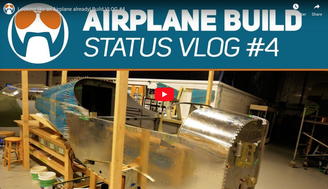 Looking like an Airplane already! Build VLOG #4