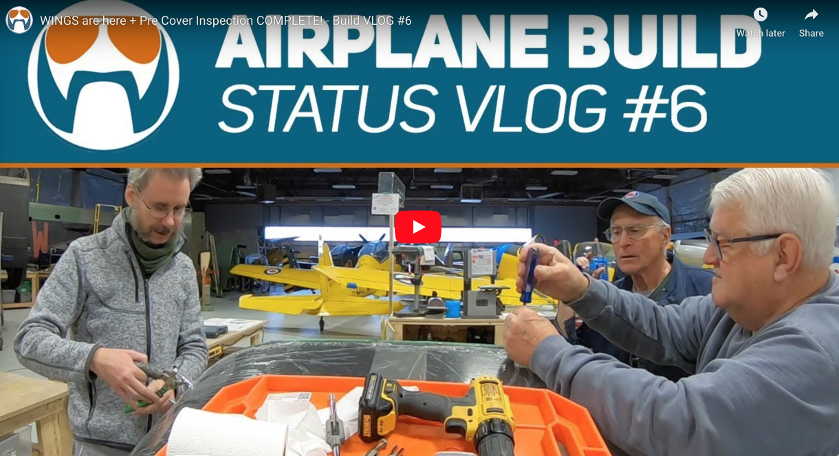 WINGS are here + Pre Cover Inspection COMPLETE! - Build VLOG #6